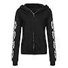 HAOLEI Black Steampunk Jacket Women Plus Size Full Zip Hoodie Gothic Coats Vintage Clothes Cosplay Costumes Goth Long Sleeve Sweatshirt Outwear for Ladies #3