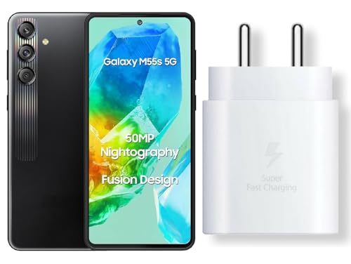 Image of 25W C-Type Super Fast Adapter Compatible with Samsung Galaxy M55s 5g Super Fast Charger Adapter for S24 /S23 /S23 fe /S22 /S21 /21 fe /S20 /M14 /M33 /M13 /M35 /M05 /A14, A15 /S24 fe /A16 5g, White