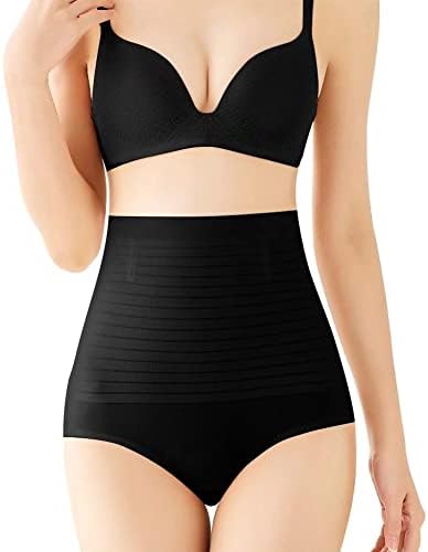 Tesuwel High Waisted Shapewear for Women Tummy Control Slimming Body Shaper Womens Shaping Panties Breathable