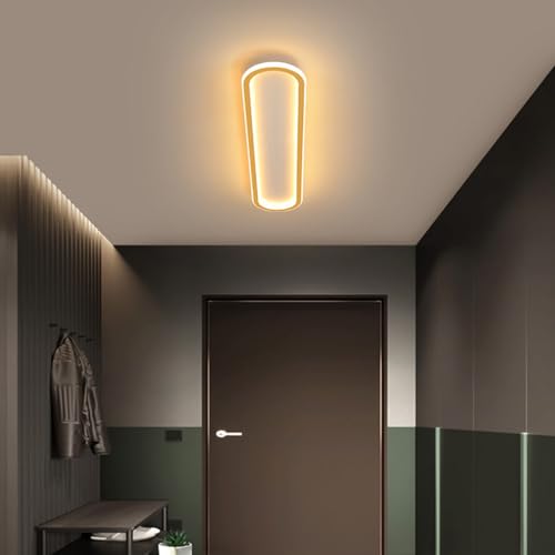 Lámpara de techo interior LED moderna geométrica de 100cm dorada para pasillo y cocina