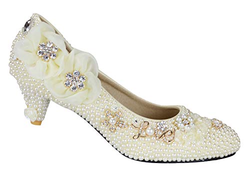 Sandales compensées beige MinitooUK MZ8443 en 34 EU pour femme