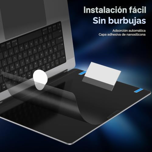 Filtro antiespía protección de pantalla MacBook Pro 16 contra robo visual 3