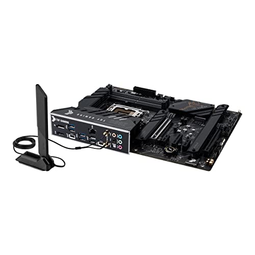 TUF Gaming Z690-PLUS WIFI D4 Scheda Madre Gaming ATX, Intel Z690, LGA1700, DDR4, PCI 5.0, 14+1 Fasi Alimentazione, 2.5Gb LAN, WIFI 6, Realtek 7.1 Sorround, 4xM.2, SATA 6GB/s, Aura Sync RGB, Nero - Scheda madre - Immagine 7
