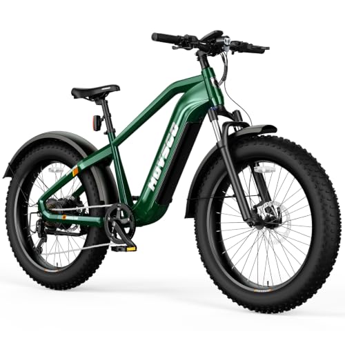 HovAlpha Torque Sensor E-Bike, 2000W Peak Motor, 48V 20Ah, 26x4 Fat Tires