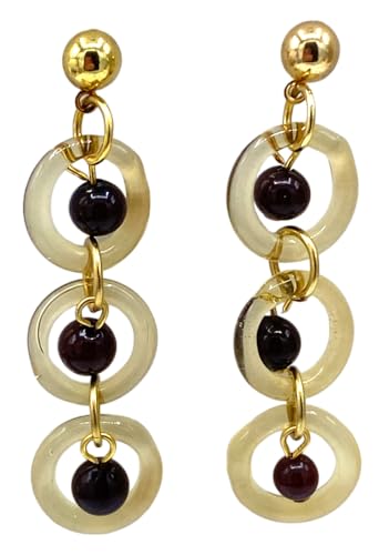 Boucles d'oreilles Murano femme Antica Murrina Veniana VR229 longues en verre italien