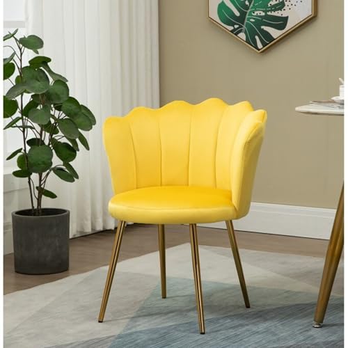 Accent Chair for Living Room | Velvet Fabric,Double Cushion Chair...