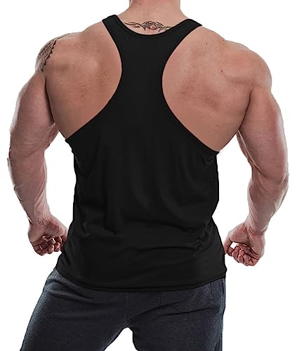 Image of THE BLAZZE Men's Cotton Sleeveless Tank Tops Gym Vest for Mens