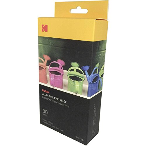 Kodak Mini Photo Printer Cartridge Pmc - All-In-One Paper & Color Ink Cartridge Refill - 30 Pack (Compatible Only With Original Mini Printer, Not Mini2, Mini Shot) #TOP2