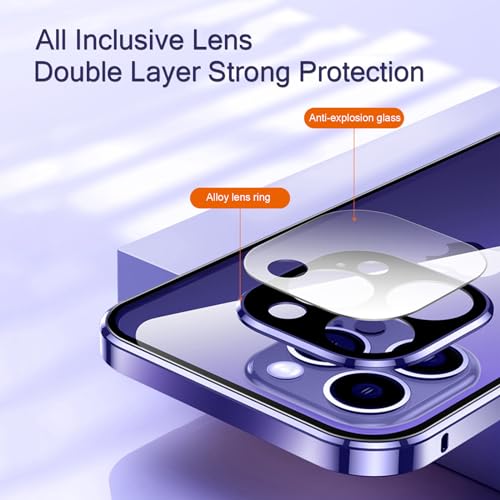 Coque magnétique anti-peep iPhone 15 avec verre double face - 6
