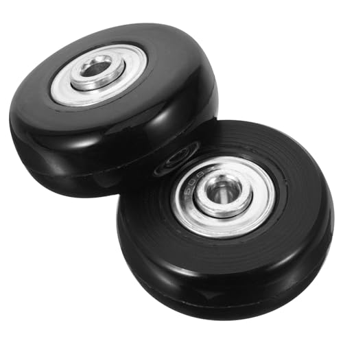 HIAKDOFT 2個 スーツケース交換用キャスター 万向ホイール 静音設計 耐摩耗性 高耐久 取り付け簡単 多機種対応 キャリーケース修理用車輪