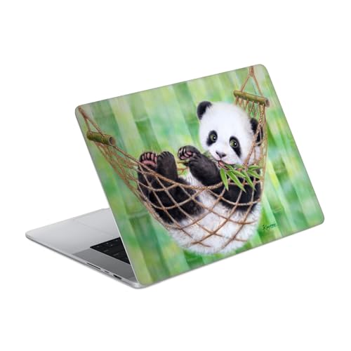 Sticker MacBook Pro 16 A2485 protège coque vinyle panda vert Kayomi Harai