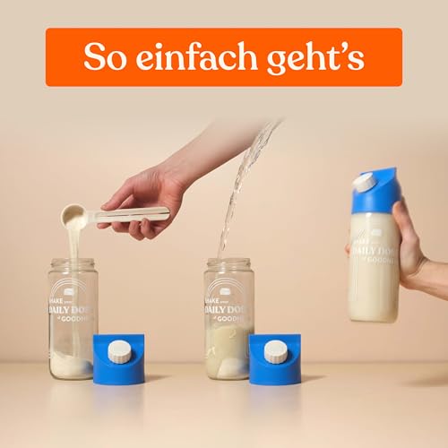 Blue Farm Barista Oat Base für bis zu 8L zum selbermischen – Bio Haferdrink Barista Edition – Milchalternative ohne Zusatzstoffe und Zuckerzusatz – Vegan und Glutenfrei – 90% weniger Verpackungsmüll