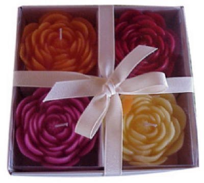 4CT Float Peony Candle