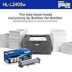 Brother HL-L2405W Wireless Compact Monochrome Laser Printer with Mobile Printing, Black & White Output | Includes Refresh Subscription Trial(1), (Renewed Premium) - Image 4
