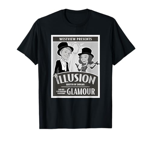 T-shirt Marvel WandaVision au style poster vintage et col rond confortable
