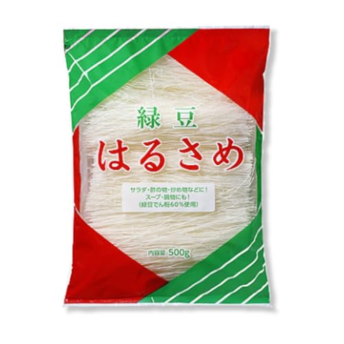 緑豆春雨 500g 乾燥タイプ 中華料理用 業務スーパー ヘルシー 食材 サラダ 炒め物 鍋物 便利のサムネイル