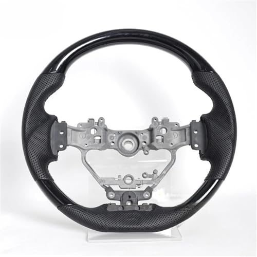 レクサス IS250/300 NX200/300 ピーチウッドステアリングホイール改造インテリアステアリングホイールアクセサリーに対応(Baked pitch black)