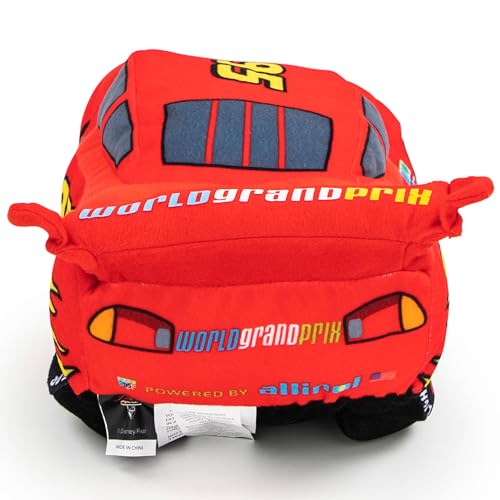 Image of Jay Franco Disney Pixar Cars Lightning McQueen Kids Plush Pillow Buddy, 19 Inch - Super Soft Polyester Microfiber, Stuffed Animal Fade Resistant, Non-Toxic, Gift for Kids (Official Licensed Product)
