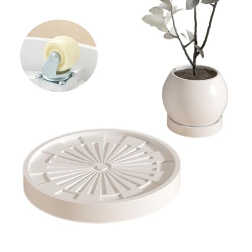 ETRAVEL �A�ؔ��� �L���X�^�[�t�� �L���X�^�[�B���� �ԑ� �v�����^�[�X�^���h ���u�� ���|���b�N ����v���[�g �ϗt�A�� �ړ��֗� 360°��] ��C����@�p ������ �~�` (28cm)