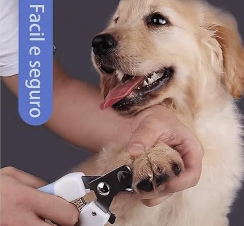 Alicate para Corte de Unhas de Pets - Cabo Azul.