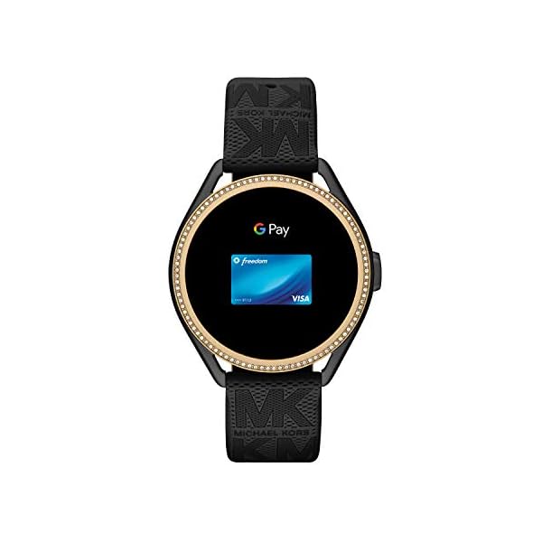 Michael Kors Women's MKGO Gen 5E 43mm Touchscreen Smartwatch with Fitness Tracker, Heart Rate, Contactless Payments, and Smartphone Notifications