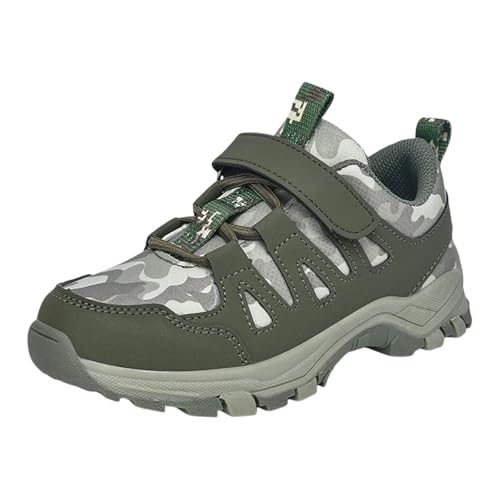 Baskets en cuir pour garçons confortables et chaussures de course antidérapantes