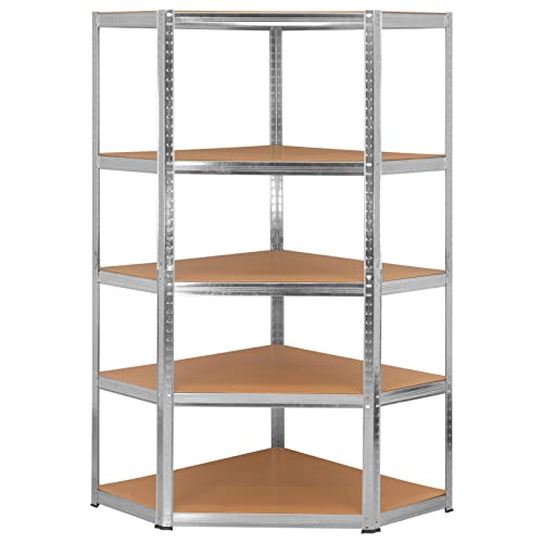 Catálogo para Comprar On-line Estantes esquineros los más recomendados. 47 Onof Estante Metálico Rack Organizador para Hogar de 5 Niveles Esquinero