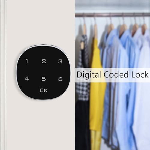 Serrure de sécurité numérique code combiné 15 chiffres alliage zinc boîte outil
