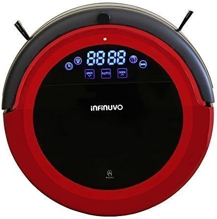 Infinuvo Hovo 710 Robotic Vacuum Color: Red