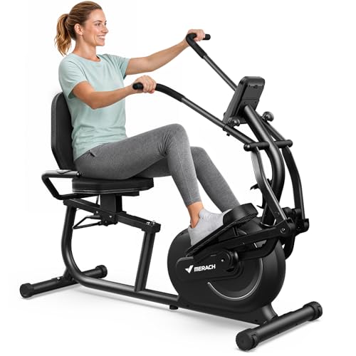MERACH Recumbent Bike with Bluetooth App