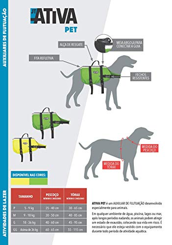 PET VEST AMARELO JT ATIVA P