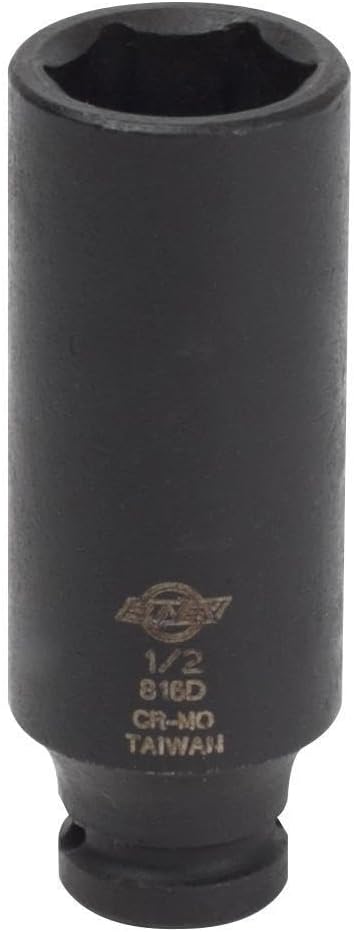 Sunex 816d 1/4-Inch Drive 1/2-Inch Deep Impact Socket