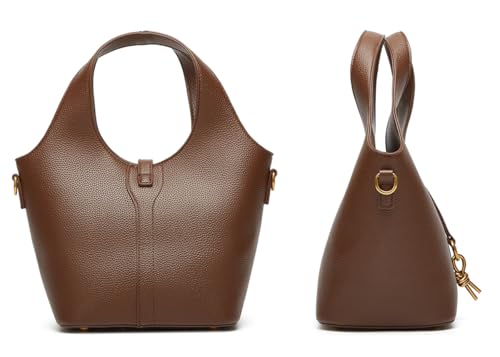 Bolso tipo Bucket de cuero PU para mujer miniatura 4