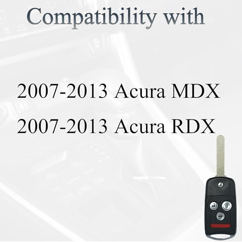 Télécommande Acura MDX RDX clé sans clé de rechange 4 boutons N5F0602A1A 2007-2013 - 3