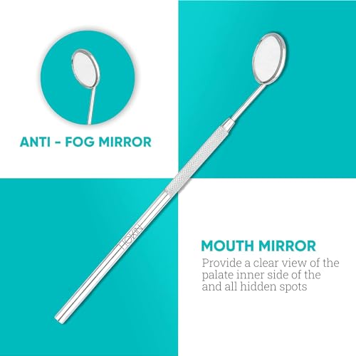 Hokin 4PCS Dental Tools Hokin Plaque Remover Teeth Cleaning Tool 4 Pcs Dental Care Kit Tooth Filling Repair Set Stainless Steel Dental Tools thumb #4