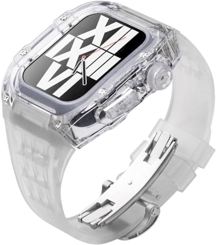 Correa de reloj transparente Glacier para Apple Watch Ultra: máxima frescura y moda unisex