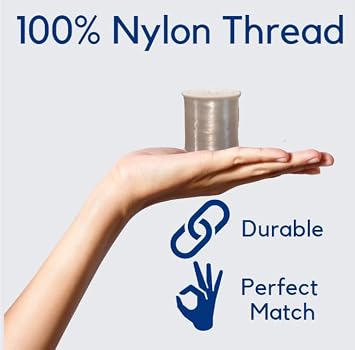 Clear Thread 435 Yards | Nylon String | Invisible Clear Fabric Thread | Ornament String | Bracelet | String Sewing Invisible | Transparent Perfect Match Balloons Jewerly Making