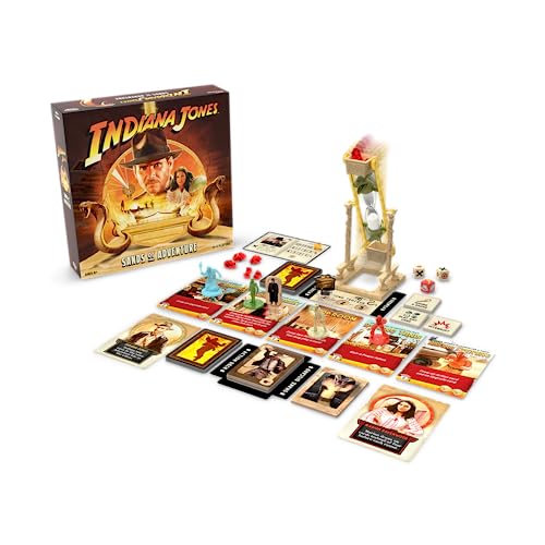 Funko Games Indiana Jones Sands of Adventure Board Game, Multicolor
