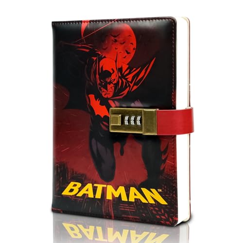 Bloc-notes super-héros BatM-1 anti-pages cornées avec couverture rigide