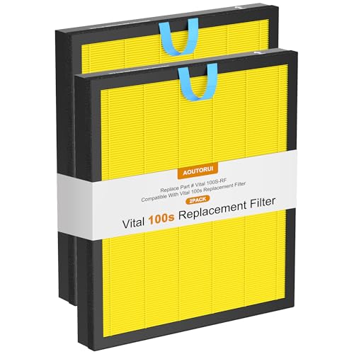 Filtre LEVOIT Vital 100S pack de 2 purificateurs d'air filtration HEPA et charbon activé