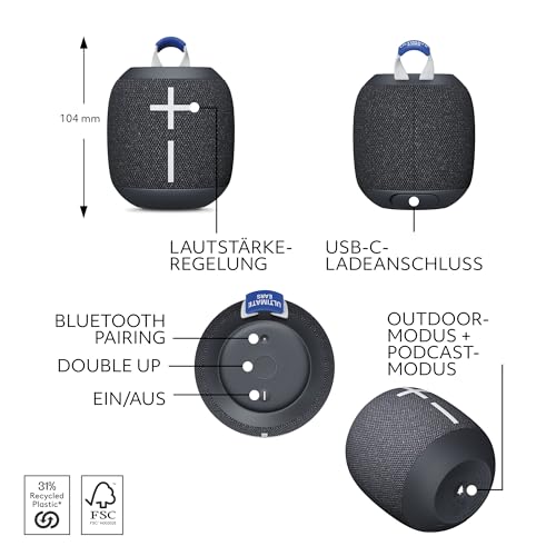 Ultimate Ears Wonderboom 4 Bluetooth-Lautsprecher