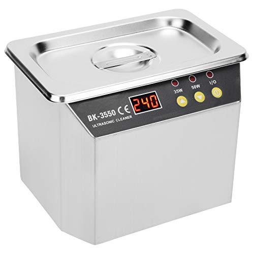 BK-3550 Nettoyeur à Ultrasons 0,8 L Nettoyeur à Ultrasons, Machine à Laver à Ultrasons Bijoux à Ultrasons Montres Bagues Lunettes Disques Machine de Nettoyage Globale en Acier