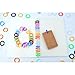 240-Piece 15 mm 12 Colors Plastic Binder Rings Plastic Book Rings Multi-Color Plastic Binding Rings Flexible for Index Cards, Swatches, Loose Leaf and Documents Organization School Office or Home Use
