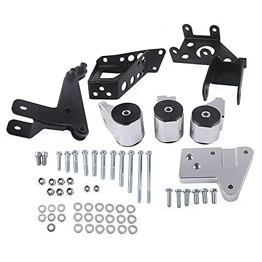 CF Advance Compatible with 92-95 Honda Civic 94-01 Acura Integra K Series K20 K24 DC2 EG6 DC Engine Swap Mount New 1992 1993 1994 1995 1996 1997 1998 1999 2000 2001