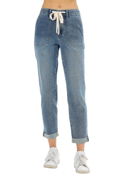 Judy Blue Women's High Waist Pull On Jogger Jeans 884962