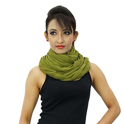 Chiffon Blend long Stole Scarves Solid Pattern Dupatta Indian Chunni Head Scarf3