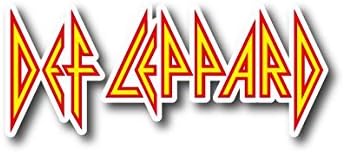 Platinum Stuff Def Leppard Sticker Rock Band Decal for Car Window, Bumper, Laptop, Skateboard, Wall, ETC. (3")