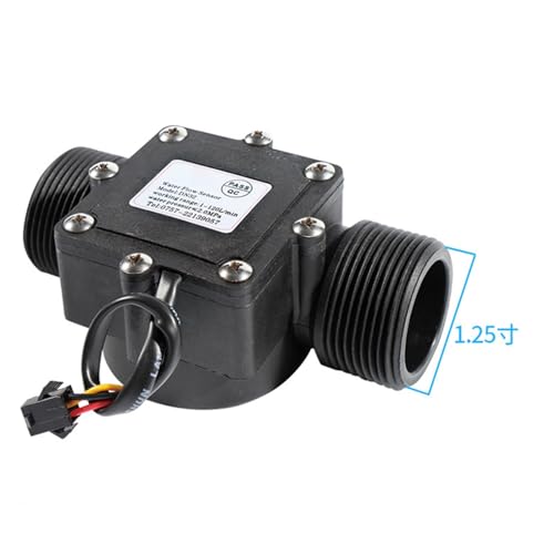 Sensor de flujo de agua 1-1/4 con interruptor DC5-18V para control de líquido fluido constante 5