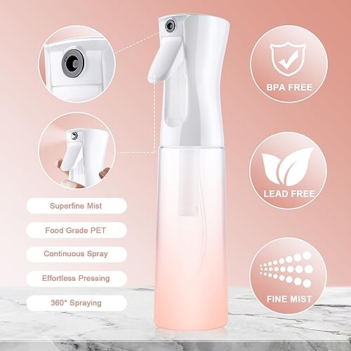 URAQT Bottiglia Spray Capelli, 300ML Bottigliette