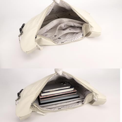 Image of Crescent Crossbody Bags for Women Nylon Travel Luna Hobo Bag Dumpling Purse
